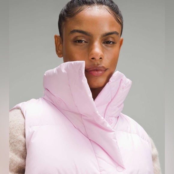 Lululemon Wunder Puff Cropped Vest in Meadowsweet Pink Size 6 - Picture 3 of 8